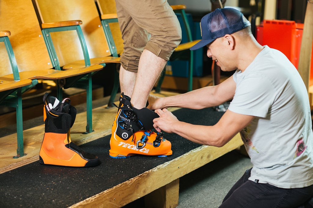 How to make your ski boots fit better
